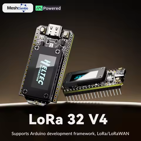 Meshtastic Heltec LoRa 32 V4 ESP32 SX1262 Dev-Board Low Power 0.96inch OLED Solar Powered Support GP