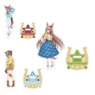 Anime Pretty Derby Black Cosplay Acrylic Stand 15cm Silence Suzuka,Toukai Teiou Model Plate Desk Dec