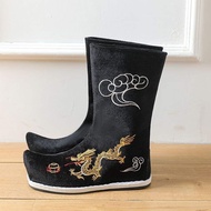 Drama Sichuan Drama Face-Changing Shoes Emperor Dragon Boots Costume Shoes cosplay Official Boots Em