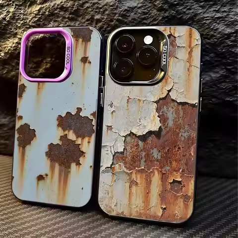 Retro Rust Frosted Case for Samsung Galaxy A36 A35 A34 A32 A30 A26 A25 A24 A23 A22 5G 4G A20 A16 A15