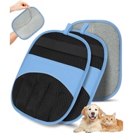 Glove Pet Hair - 2 Pack Electrostatic Grooming Removal Gloves for Dogs and Cats, The Magic Brush Pur