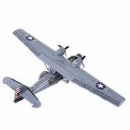 WW2 Military PBY Catalina Water Aircraft Seaplane Building Blocks Bricks Set