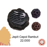 Hair bun / hair bun with clip motif