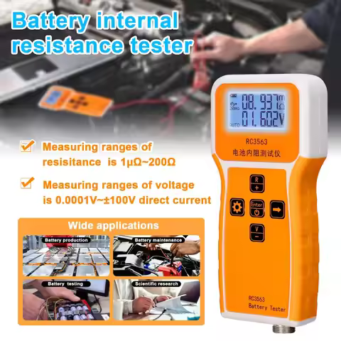 RC3563 18650 Battery Voltage Internal Resistance Tester High-precision Trithium Lithium Iron Phospha
