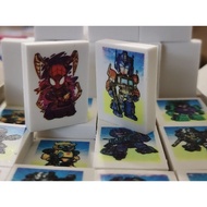 Fancy eraser [1pc] Spiderman Transformer Pokemon Go Student Eraser Back To School