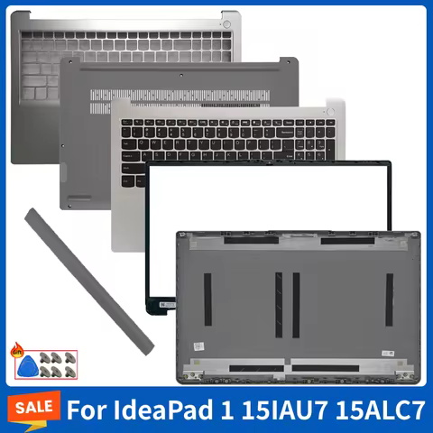 For IdeaPad 1 15IAU7 15ALC7 15IJL7 15IRU7 Rear Lid Back Cover Keyboard Palmrest Front Bezel Bottom C
