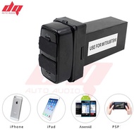 Special 5V 2.1A 2 USB Interface Socket Car Charger for MITSUBISHI DC-DC Power