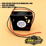 Small Fan DC 12Volt 6cm x 6cm Mini Box Fan 12Volt DC