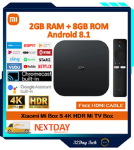 [GLOBAL VERSION]  Xiaomi Mi Box S 4K HDR Mi TV Box Android TV Box Chromecast 2GB RAM + 8GB ROM 5G WiFi 4K Ultra HD Streaming Media Player ENGLISH UI