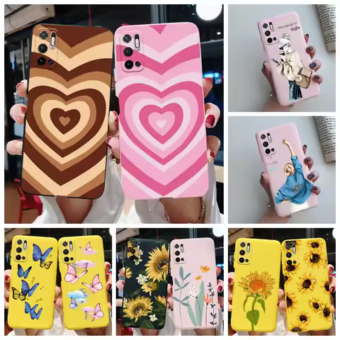 For Xiaomi Redmi Note 10 5G Case Soft Silicone Girls Heart Cover For Xiaomi Redmi Note 10T 5G RedmiN