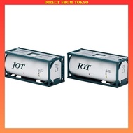 TOMIX N Gauge ISO 20ft Tank Container Frame Type Japan Petroleum Transport Green 2pcs 3175 Railway M