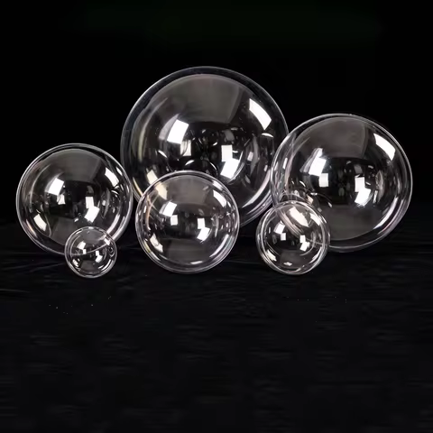Dia 2.8mm-16mm DIY Hollow Balls Christmas Plastic Transparent Fillable Bauble Xmas Tree Hanging Orna
