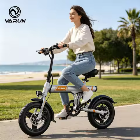 Varun C14-1 Adult Electric Bicycle, 500W Peak Power Electric Road Bike, 36V 7.8Ah Battery, 14-inch U