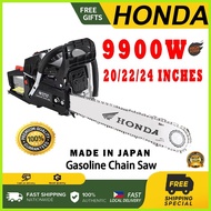 ▫ ☌ ◨ New Honda Chainsaw Original Gasoline Chainsaw 20/22/24 inches Portable Mini Chainsaw Metal To