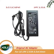 Genuine 19V 2.53A 6.5x4.4mm AC DC Adapter Charger For LG 19V2.53A LCD Power Supply LCAP35 45 DA-48F1