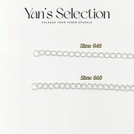 YANS 925 Silver Accessories Adjust Chain / Extension Chain