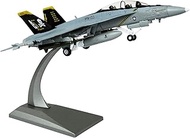 HANGHANG 1/100 Scale F/A-18 Hornet Strike Fighter Plane Metal Fighter Military Model Diecast Plane M