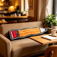 Pencil Stationery Pillow Plush Toy Fun Fabric Home Pillow Sofa Cushion PU3I