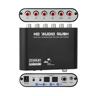 5.1 Digital to Analog Decoder Optical SPDIF 3.5mm Coaxial Audio Decoder AC3 DTS Sound Amplifier