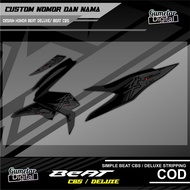 SIMPLE HONDA STRIPING BEAT deluxe HAYABUSA STREETBEAT ALREADY CUT, JUST STICK IT