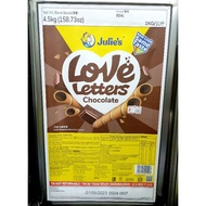 4.5kg Julie's Love Letter / Chocolate Wafer Roll / Biskut Rokok / Zebra Rolled Wafer (Tin)