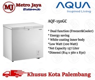 Chest Freezer AQUA AQF-150GC 150 Liter AQF 150 GC Freezer Box AQUA