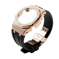 Sjjd Tương thích với GA-2100 GA-B2100 GA-2110 GM-2100 GMA-S2100 Đồng hồ sương giá với vỏ thép không