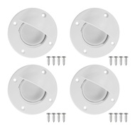 2X Universal White Nylon Marine Boat Transom Deck Mount Drain Scupper Valve Screw Cap Bung Stopper R