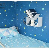 Planet motif wall sticker Wallpaper
