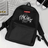 FAKING Metal bag SH*T metal graphic laptop slotADA and drink slot metal school bag, distro bag, cool