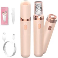 Facial Epilator 2-in-1 Epilator Trimmer, Cordless Rechargeable Hair Removal for Upper Lip, Chin, Bik