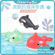 Baby Bath Toys Swimming Killer Whale Doll Shower Toy Bath Whale Toy Playing Water Toys Ocean Childre