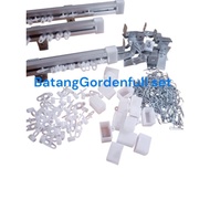 Full set curtain rod iron Full set curtain rod 2 meters Full set curtain pole