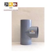 3'' 4'' PVC EQUAL TEE PVC PIPE FITTING PVC PAIP KELABU