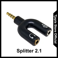 AUDIO SPLITTER MODEL - U AUX JACK 2 IN 1 SPLITTER / SPLITTER U