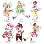 bhy Anime Bang Dream! Action Figuries Anime Toy Transparent Acrylic Toys Cute Desk Decorative Ornaments