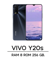 vivo Y20s RAM8GB+ROM256GB จอ 6.51นิ้ว Android 10 (แถมฟรีเคสใส+ติดฟิล์มกระจก) รับประกัน 1 ปี