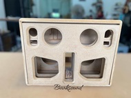 ตู้แบนพาส แอปเปิล 4.5 นิ้วคู่ งานดิบ