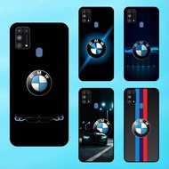 Samsung M31 Black Bezel Phone Case BMW Car Brand