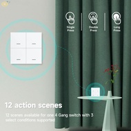 3 0 Scene Switch for Tuya Smart 4 Gang 12 Scene Control with Easy Integration