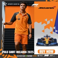 McLaren F1 Racing Team Driver Official 2025 Orange Mechanix Formula 1 Fans Polo Shirt