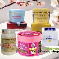Combo 5 Body whiteningPiece (green bnl, body, vitamin e, body serum alpha, size 3c3)