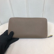 Hermes 拉鏈長銀包 大象灰 XB501