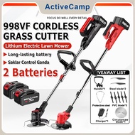 【ActiveCamp】998VF Cordless Grass Cutter Portable Electric Lawn Mower Grass Trimmer Mesin Rumput Bate