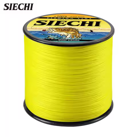 SIECHI 8 Strands Braided Fishing Line 300M X4 Multifilament PE Line Saltwater Pesca MultiColor 12LB 