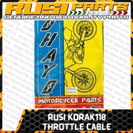 RUSI Korak110 Throttle Cable/rusi 125 parts and accessories,rusi 150 parts and accessories