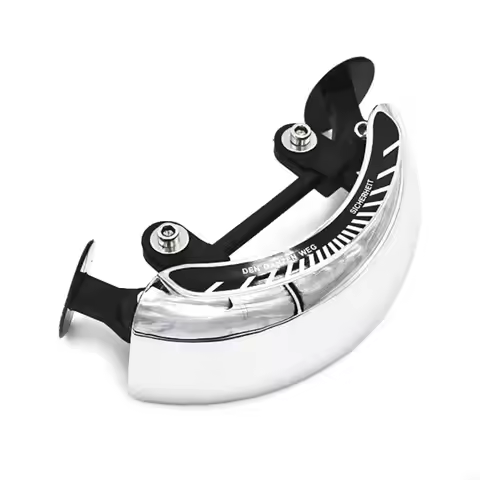 87HE 180 Degree Blind Spot Mirror Motorcycle Windshield Wide Rearview Mirror