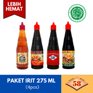 Saos 58 - PAKET IRIT 275ML (KECAP INGGRIS RASA RAJA KECAP IKAN SAUS TIRAM)