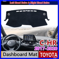 for Toyota C-HR 2017 2018 2019 2020 CHR C HR Anti-Slip Mat Dashboard Dash Cover Pad Sunshade Dashmat Protect Carpet Car Accessories