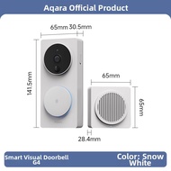 Aqara | G4 Smart Video Doorbell WiFi Wireless Peephole Camera with Two-Way Audio ZNKSMLO1LM